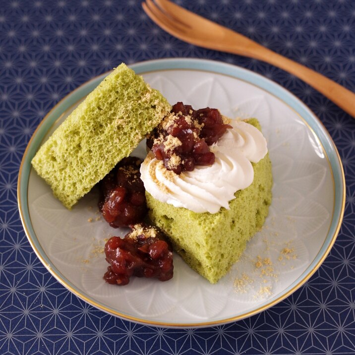 Hmで簡単あっというま抹茶シフォンケーキ レシピ 作り方 By めろんぱんママ めろんカフェ 楽天レシピ Hmで簡単あっというま抹茶シフォンケーキ レシピ 作り方 By めろんぱんママ めろんカフェ 楽天レシピ